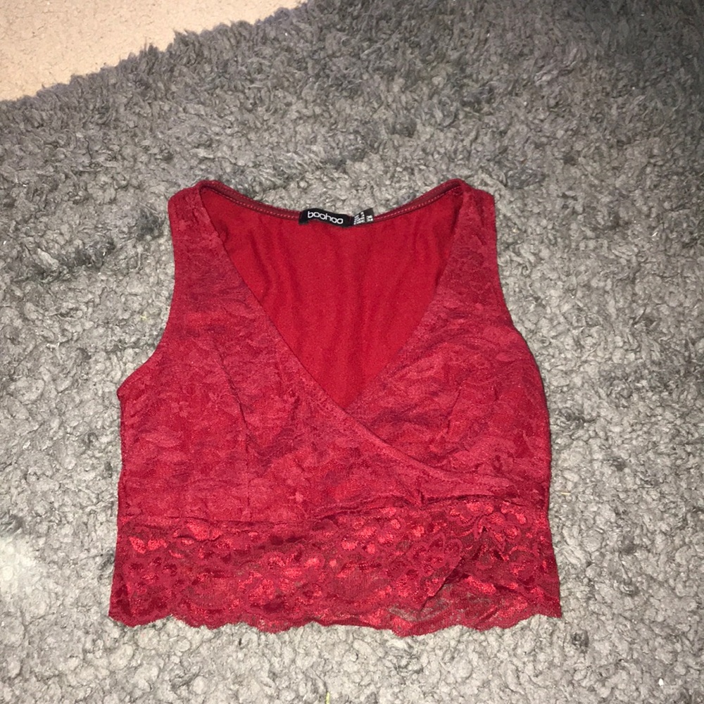 Lace crop top